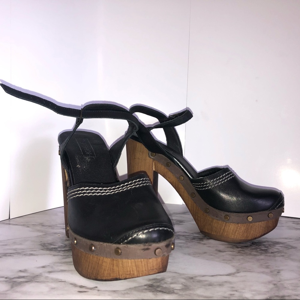 Topshop Heeled Clogs
